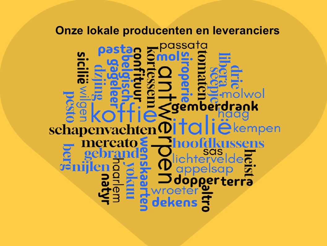 Woordzoeker onze locale producten