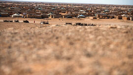 Camp sahraoui dans le Sud-Ouest algérien