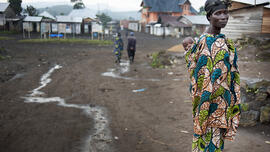 people fleeing conflict Congo